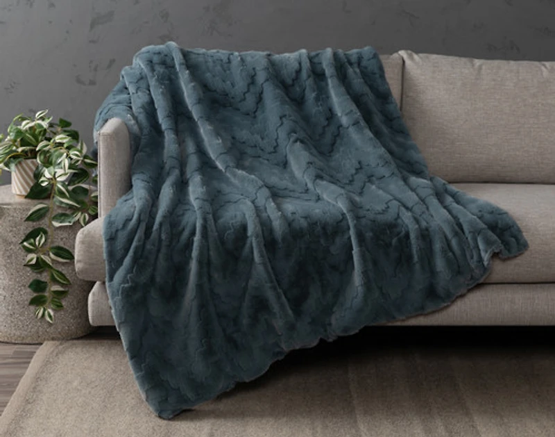Geo Etched Throw