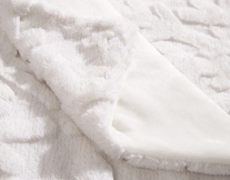 Sparkle Etched Throw