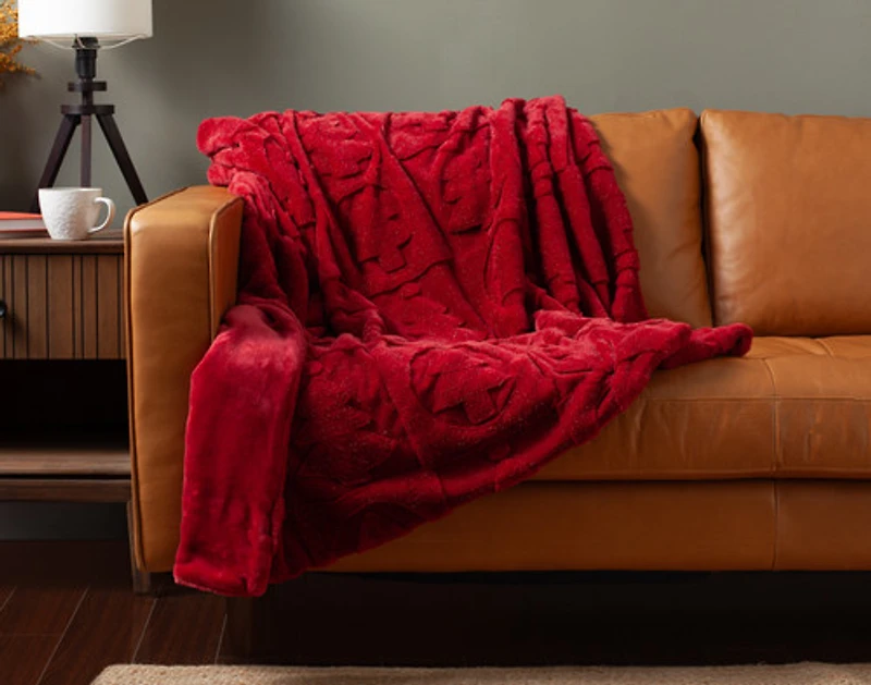 Sparkle Etched Throw