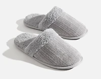 Chenille Sherpa Slippers