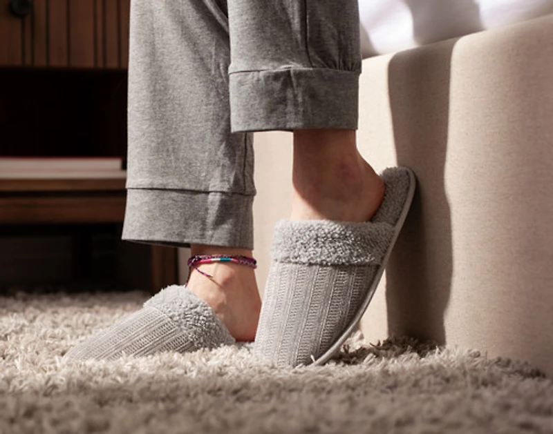 Chenille Sherpa Slippers