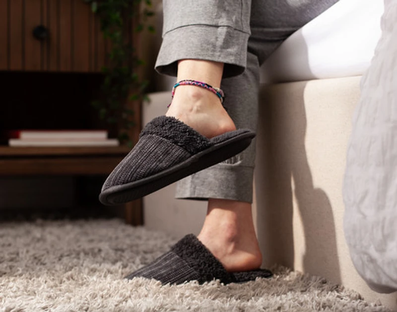 Chenille Sherpa Slippers