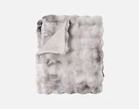 Bubble Faux Fur Throw
