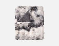 Bubble Faux Fur Throw