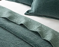 Meander Quilt Set, Geometric, Green,