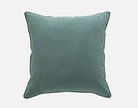 Meander Euro Sham, Geometric, Green, 26" x 26"