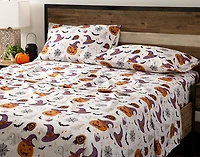 Halloween Cotton Percale Sheet Set