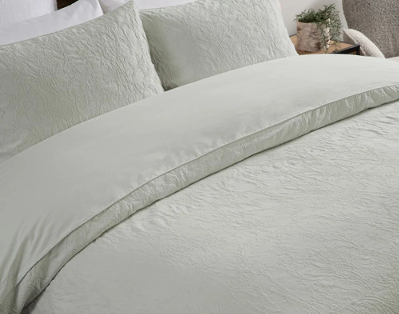 Cortado Cotton Matelassé Duvet Cover