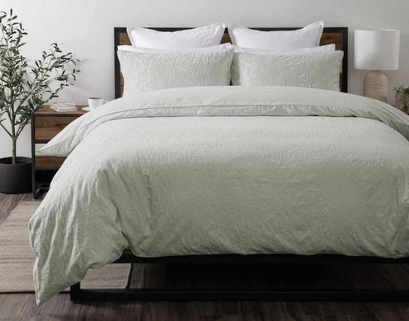 Cortado Cotton Matelassé Duvet Cover
