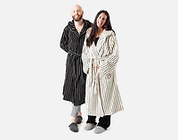 Yarn Dye Terry Hooded Bathrobe