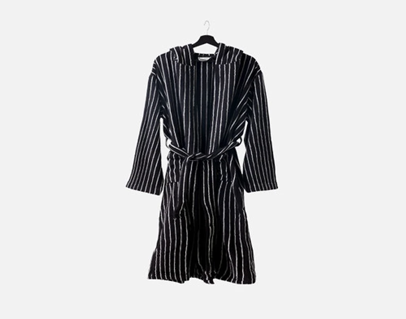 Yarn Dye Terry Hooded Bathrobe