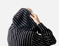 Yarn Dye Terry Hooded Bathrobe