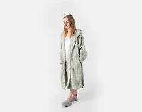 Mini Bubble Hooded Bathrobe