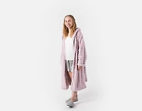 Mini Bubble Hooded Bathrobe