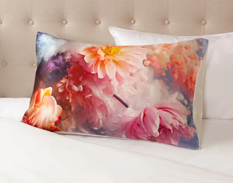 3-Piece Mulberry Silk Slumber Bundle - Champagne, Floral, Pink