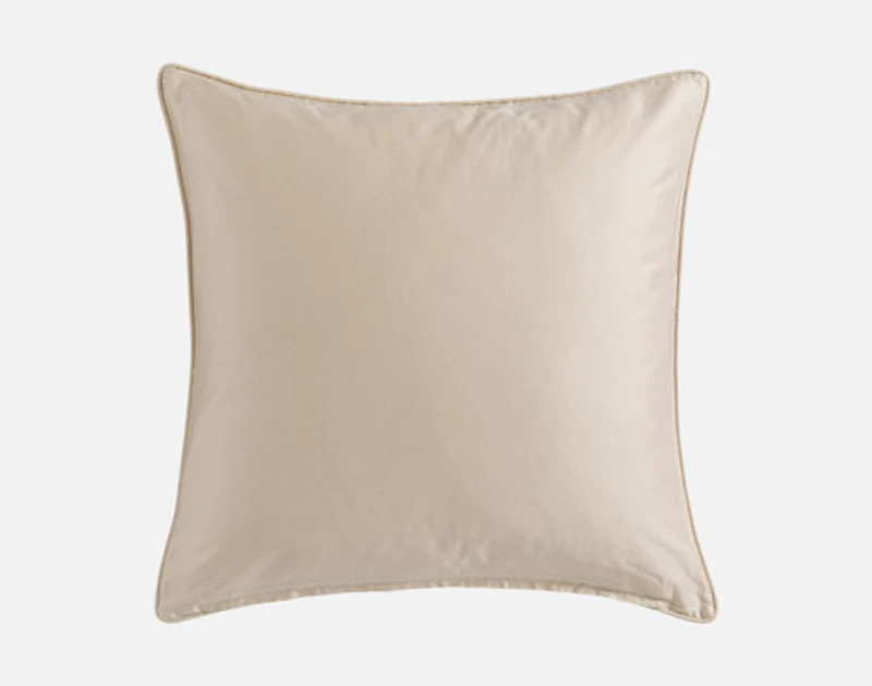 Stonehaven Euro Sham, Textured, Beige, 26" x 26"