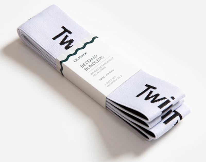 Bedding Bundlers (Set of 2), White,