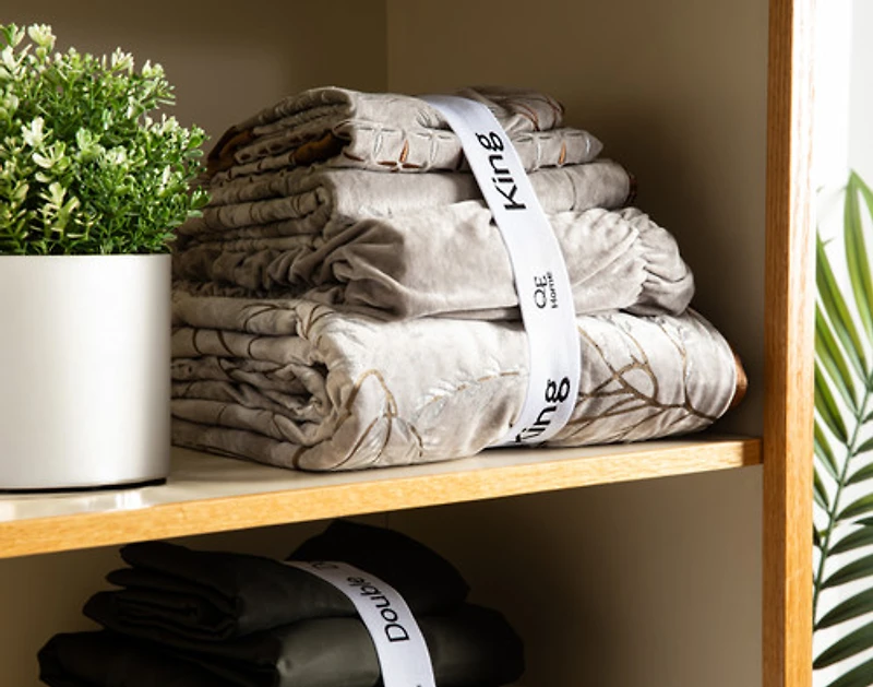 Bedding Bundlers (Set of 2), White,