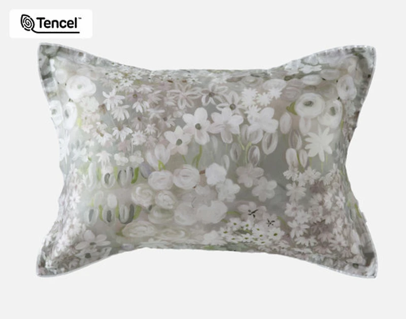 Elora Pillow Sham, Floral, Green,