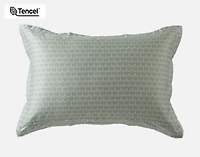 Elora Pillow Sham, Floral, Green,