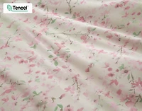 Enamour Duvet Cover, TENCEL Lyocell, Floral, Pink,