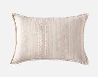 Rustico Pillow Sham, Textured, Beige,