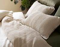 Rustico Pillow Sham, Textured, Beige,