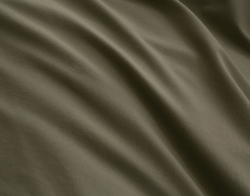 Matosa Duvet Cover, Cotton, Botanical, Green,