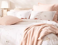 Elysium Pillow Sham, Floral, White,