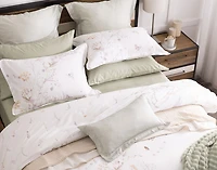 Elysium Pillow Sham, Floral, White,
