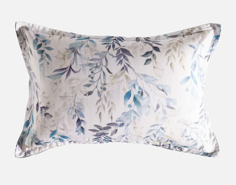 Kona Bay Pillow Sham, Botanical, Blue,
