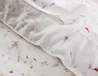 Memories Duvet Cover, Cotton, Floral, White,