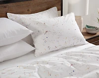 Memories Pillow Sham, Floral, White,