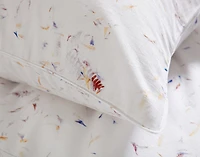Memories Pillow Sham, Floral, White,