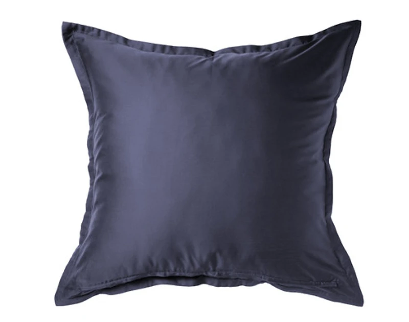 Deep Dive Euro Sham, Textured, Blue, 26" x 26"