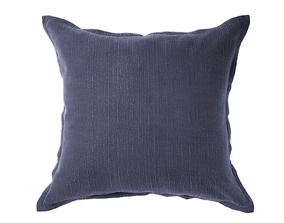 Deep Dive Euro Sham, Textured, Blue, 26" x 26"