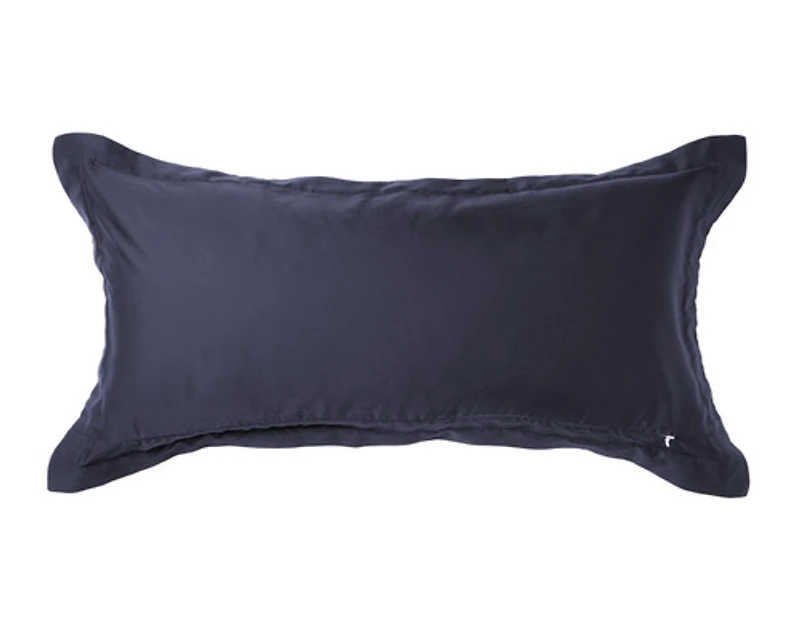 Deep Dive Boudoir Pillow Cover, Textured, Blue, 24" x 12"
