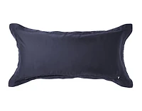 Deep Dive Boudoir Pillow Cover, Textured, Blue, 24" x 12"