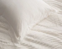 Savary Euro Sham, White, 26" x 26"