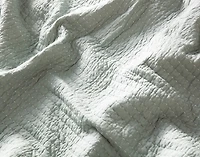 Domino Cotton Quilt Set, Geometric, Orange,