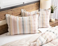 Carmen Pillow Sham, Geometric, Orange,