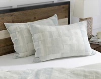 Palette Duvet Cover, Cotton, Textured, Blue,