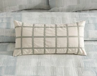 Palette Boudoir Pillow Cover, Textured, Blue, 24" x 12"