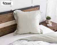 Annika Euro Sham, Geometric, Green, 26" x 26"