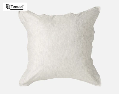 Annika Euro Sham, Geometric, Green, 26" x 26"