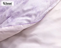 Constance Duvet Cover, TENCEL Lyocell, Floral, Purple,