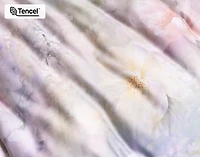 Constance Duvet Cover, TENCEL Lyocell, Floral, Purple,