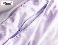 Constance Duvet Cover, TENCEL Lyocell, Floral, Purple,