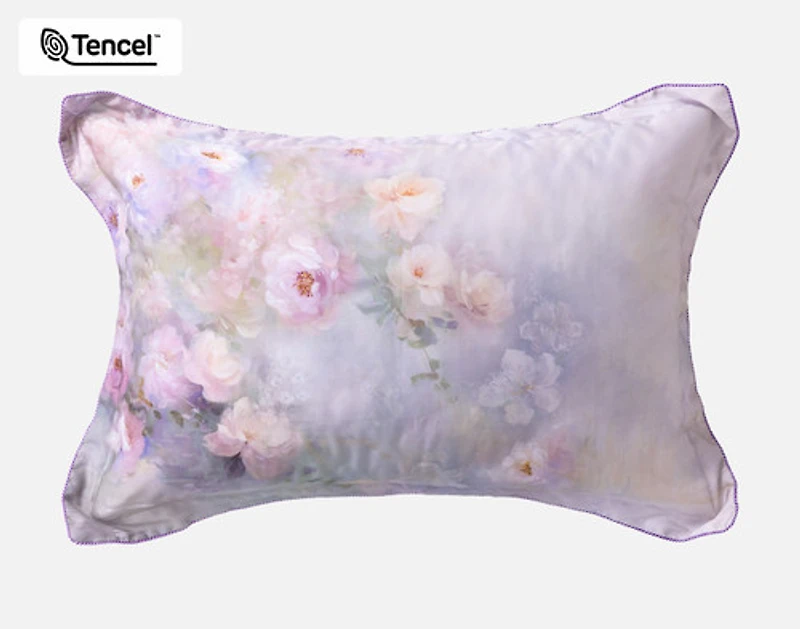 Constance Pillow Sham, Floral, Purple,