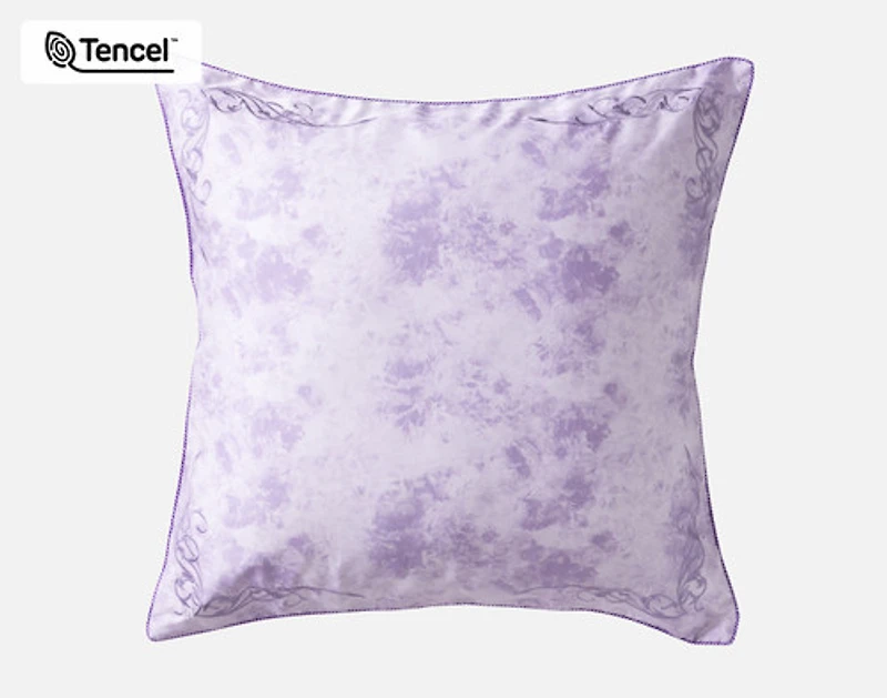 Constance Euro Sham, Floral, Purple, 26" x 26"